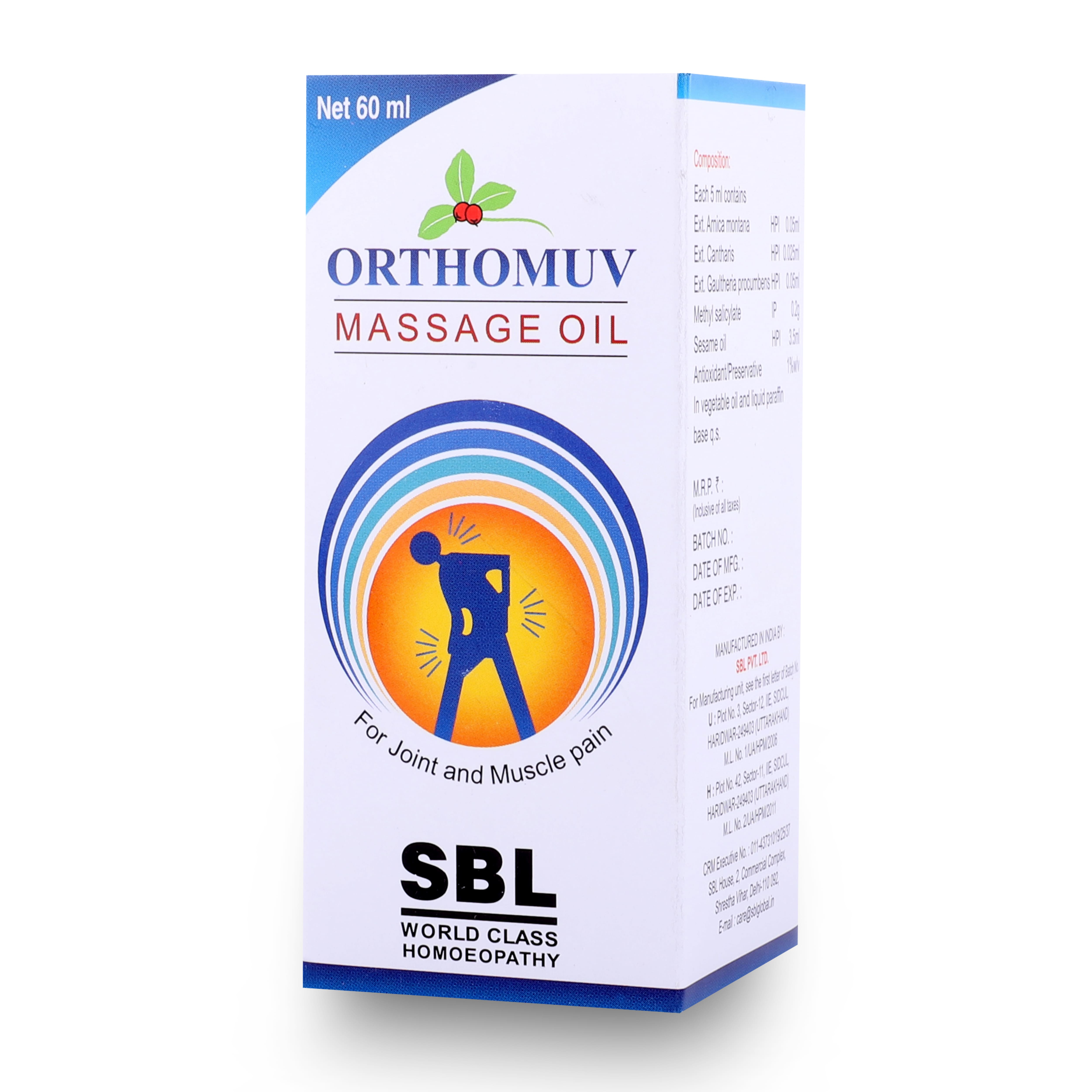 Orthomuv Massage Oil