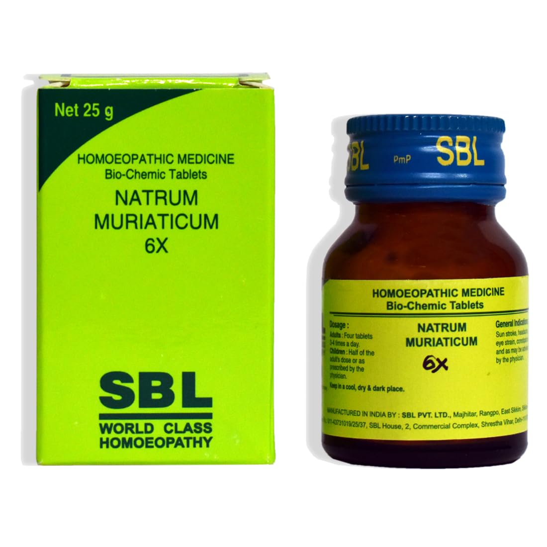 SBL Natrum Muriaticum Tablet 6X 25gms