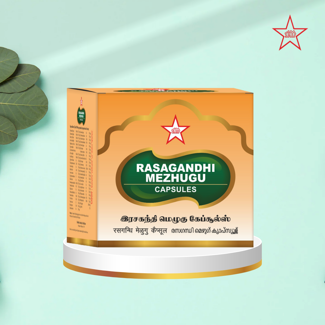 RASAGANDHI MEZHUGU 10 STRIPS OF 10 CAPSULES