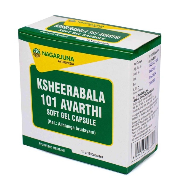 Ksheerabala 101 avarthi 100capsules