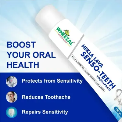 HEKLA LAVA SENSOTEETH TOOTHPASTE 100 GM